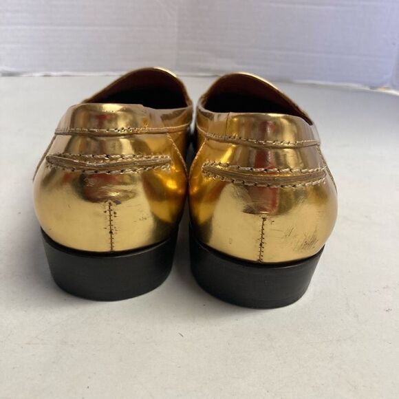 KATE SPADE Women’s Gold Metallic Loafers Flats Size 6M - Picture 8 of 11